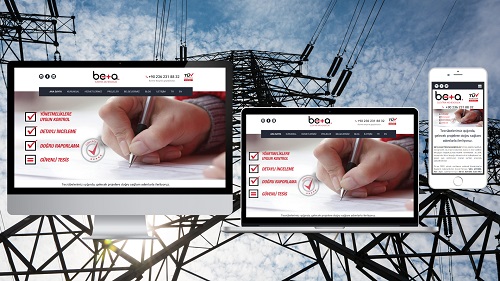 Beta Elektrik Mühendislik web projesi