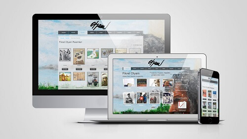 Fikret Otyam Kişisel Web Sitesi web projesi