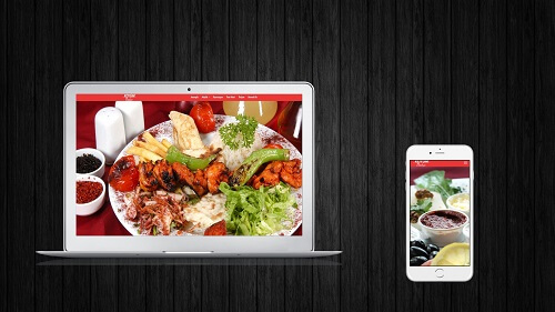 Köyüm Bahçe Restoran web projesi
