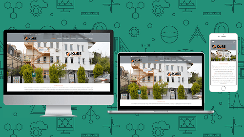 Küre Eğitim Kurumları web projesi