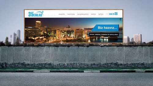 35 Emlak Portalı web projesi