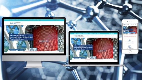 Sabancı Üniversitesi Nanoteknoloji Araştırma ve Uygulama Merkezi web projesi